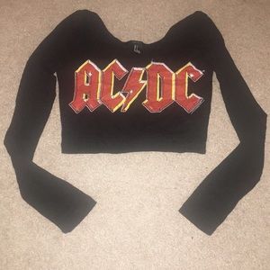 AC/DC Crop Top